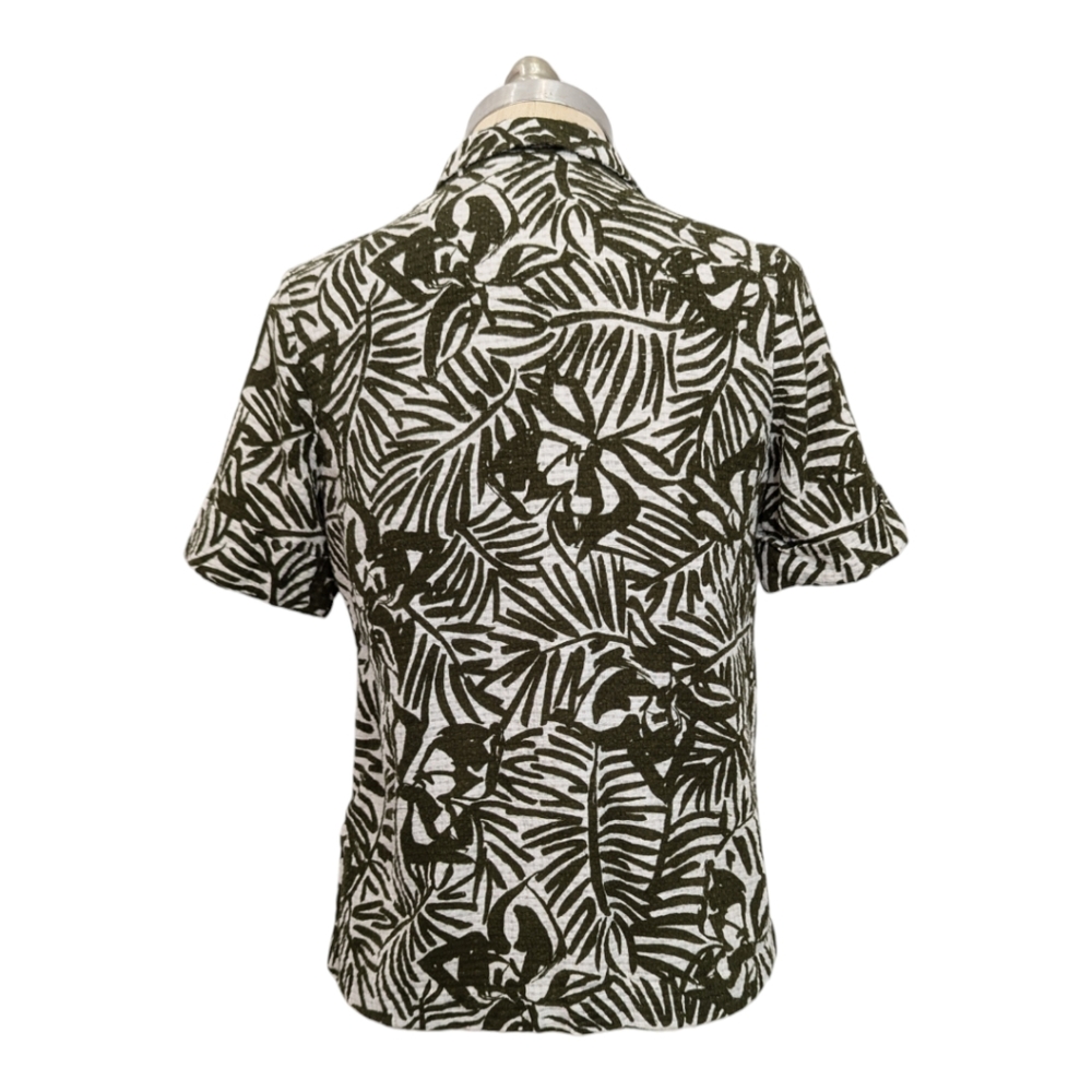 Kate Spade Tropical Button Down Shirt Size 6 - Picture 2 of 16